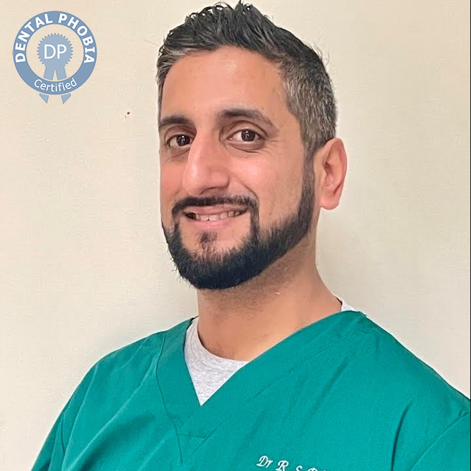 Dr RS Dhillon BDS (Hons) Lond 2005, Cert. Implant Dentistry.